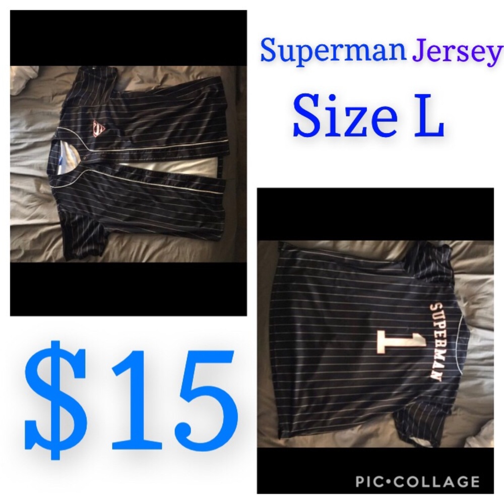 Superman Baseball Jersey